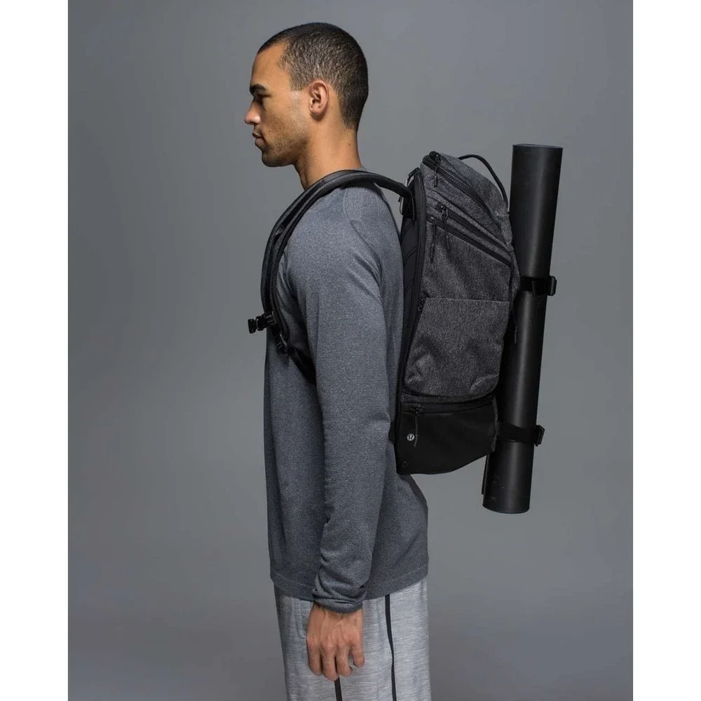 Lululemon All Access Backpack 21in Black Med/Lg, Carry On Travel/Gym Bag